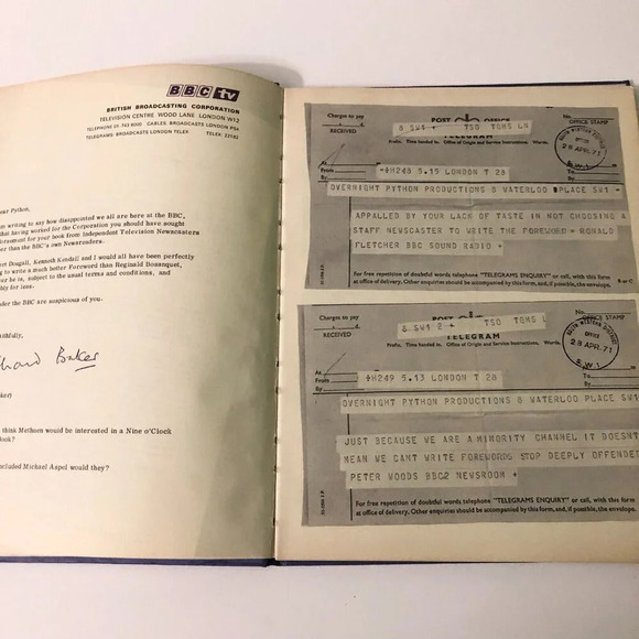 Vintage 1971 Monty Pythons Big Red Book  Hardcover Comedy - Picture 13 of 16